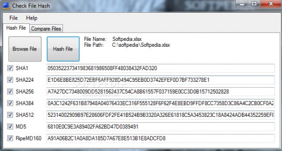 Check File Hash screenshot