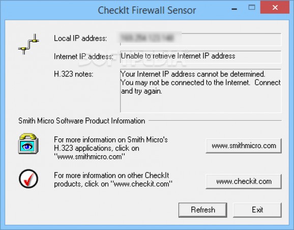 CheckIt Firewall Sensor screenshot