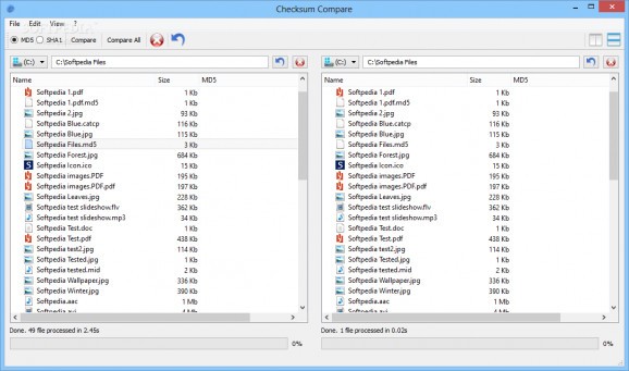 Checksum Compare screenshot