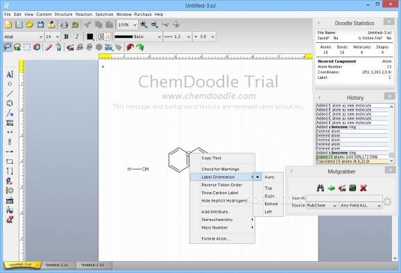 ChemDoodle screenshot
