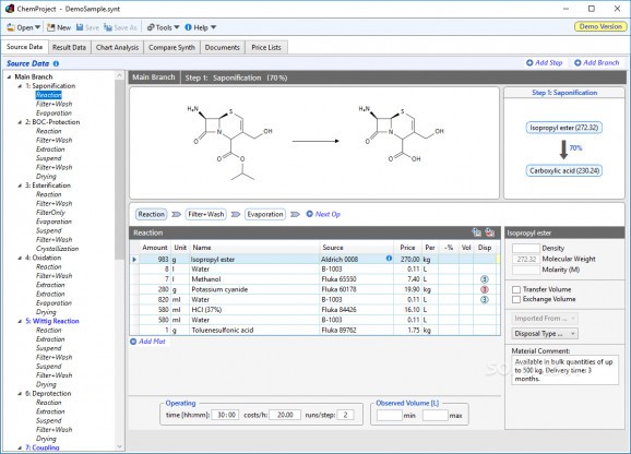 ChemProject screenshot