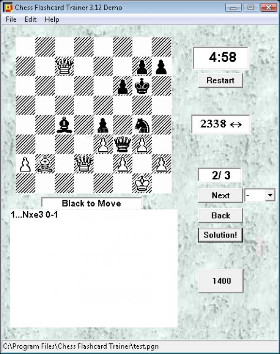 Chess Flashcard Trainer screenshot