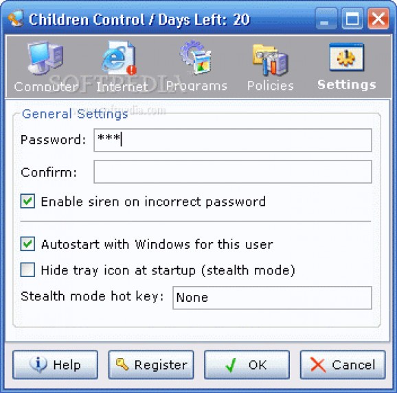 Children Control screenshot