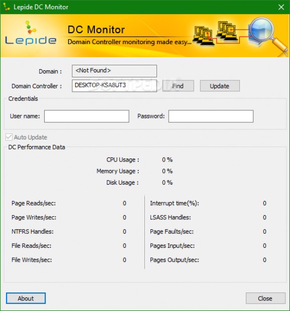Lepide DC Monitor screenshot