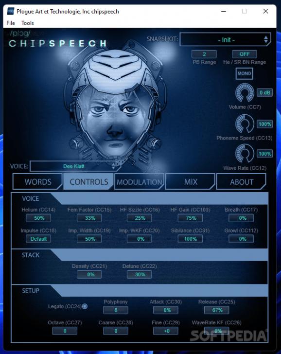 Chipspeech screenshot