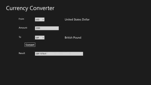 Choose Your Currency screenshot