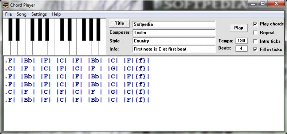 Chord Player screenshot