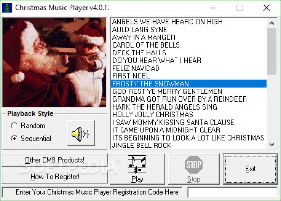 Christmas Music Player screenshot