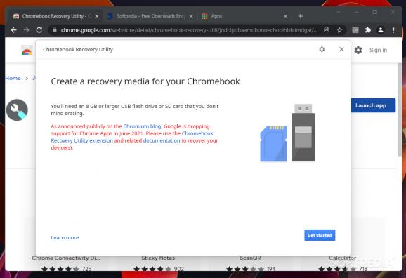 Chromebook Recovery Utility for Chrome screenshot