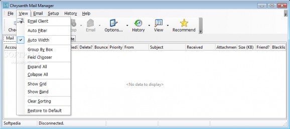Chrysanth Mail Manager screenshot