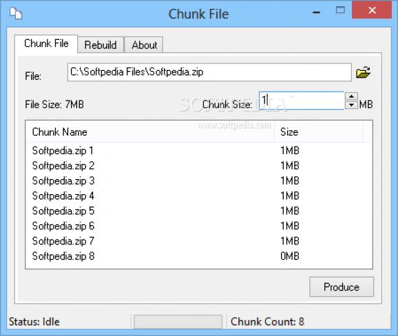 Chunk File screenshot