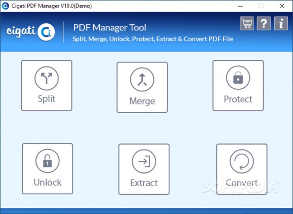 Cigati PDF Manager screenshot