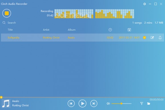 Cinch Audio Recorder screenshot