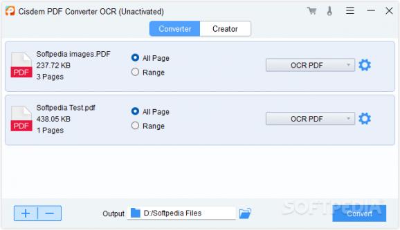 Cisdem PDF Converter OCR screenshot