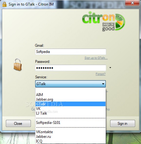 Citron IM for LAN screenshot