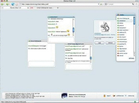 Claros Chat screenshot