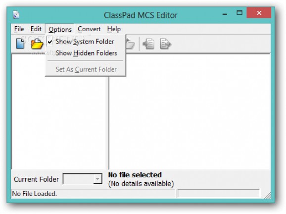 ClassPad MCS Editor screenshot
