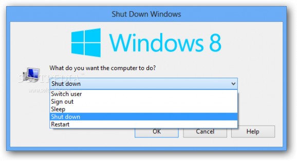 Classic Shutdown for Windows 8 screenshot