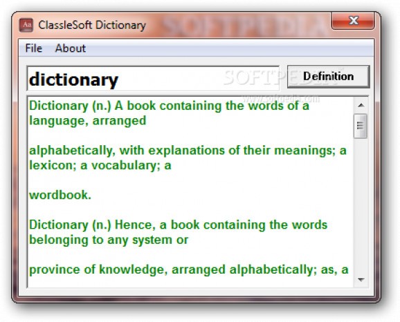 ClassleSoft Dictionary screenshot