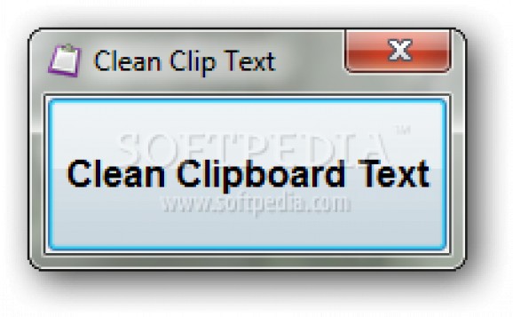 Clean Clip Text screenshot