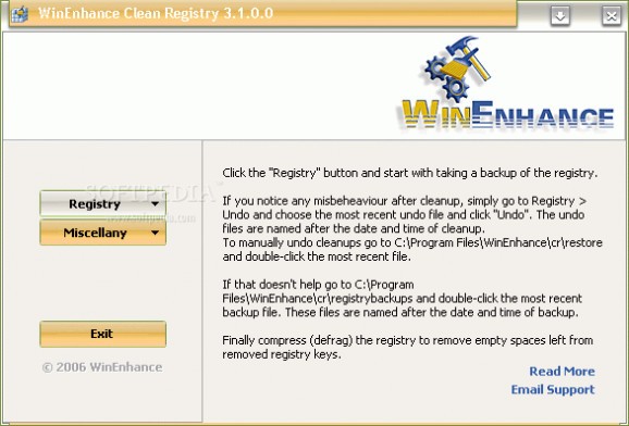 Clean Registry screenshot