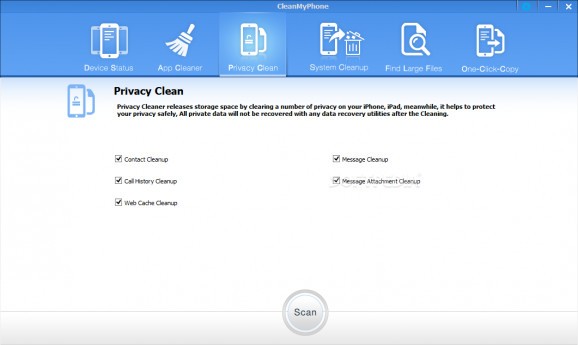 CleanMyPhone screenshot