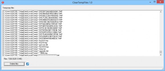 ClearTempFiles screenshot