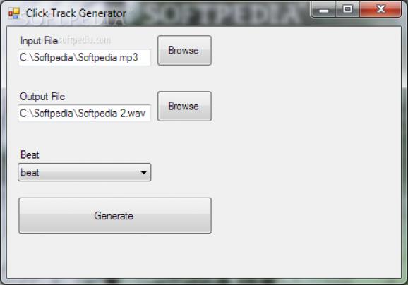 Click Track Generator screenshot
