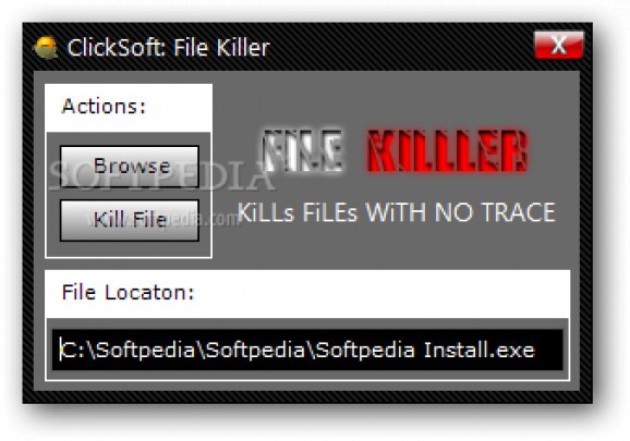 ClickSoft: File Killer screenshot