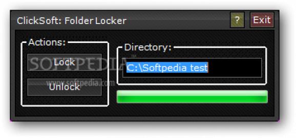 ClickSoft: Folder Locker screenshot