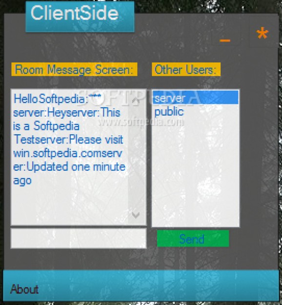 Client / Server Chat screenshot