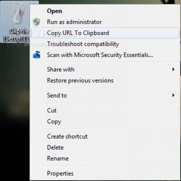 ClipFile screenshot