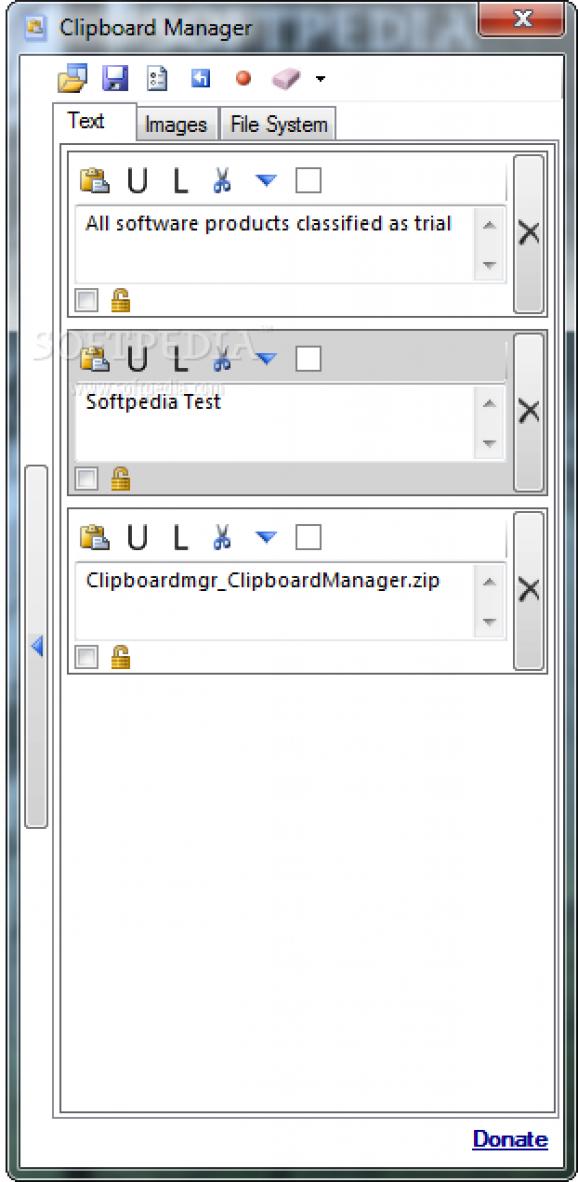 Clipboard Manager screenshot