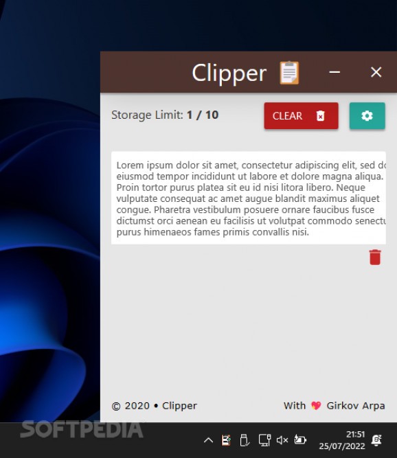 Clipper Lite screenshot