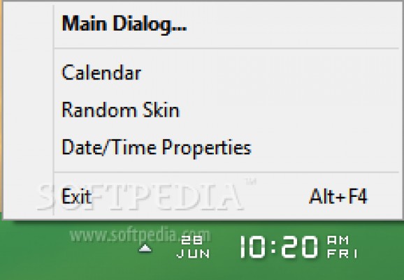 Free Desktop Clock screenshot