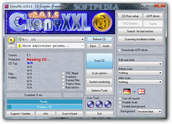 ClonyXXL screenshot