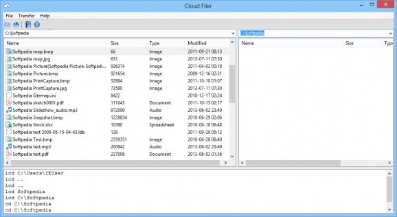 Cloud Filer screenshot