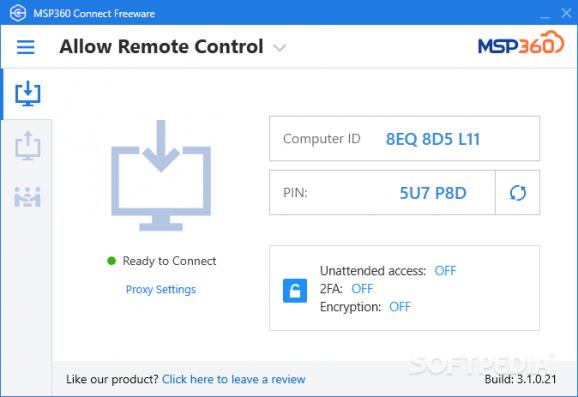 MSP360 Connect Freeware screenshot