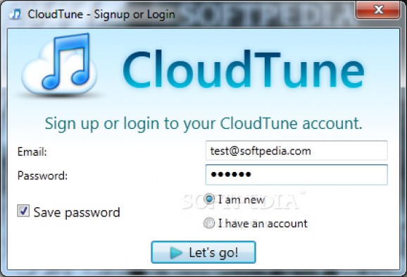 CloudTune screenshot