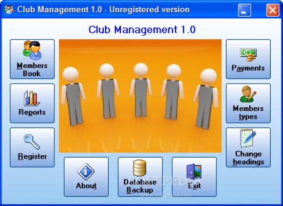 Club Management screenshot