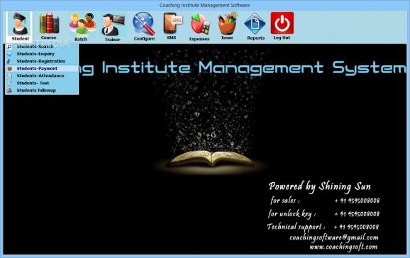 Coaching Institute Management Software screenshot