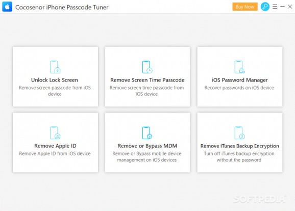 Cocosenor iPhone Passcode Tuner screenshot