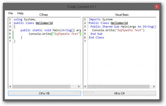 Code Convert screenshot