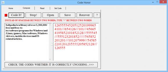 Code Honor screenshot