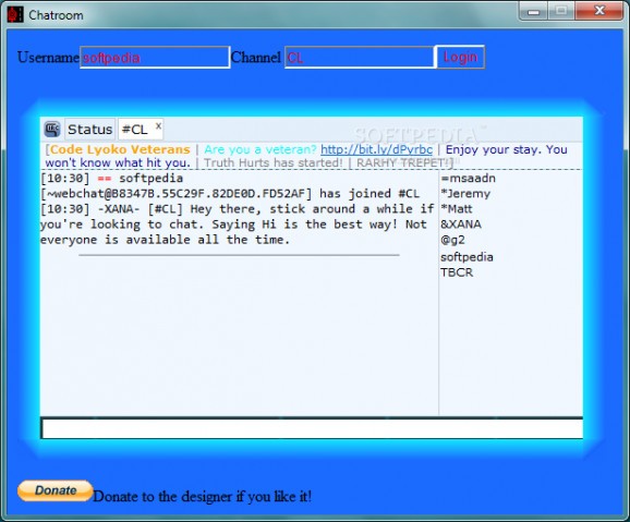 Code Lyoko Chatroom screenshot