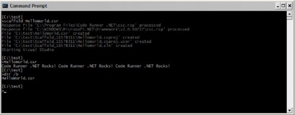 Code Runner .NET screenshot