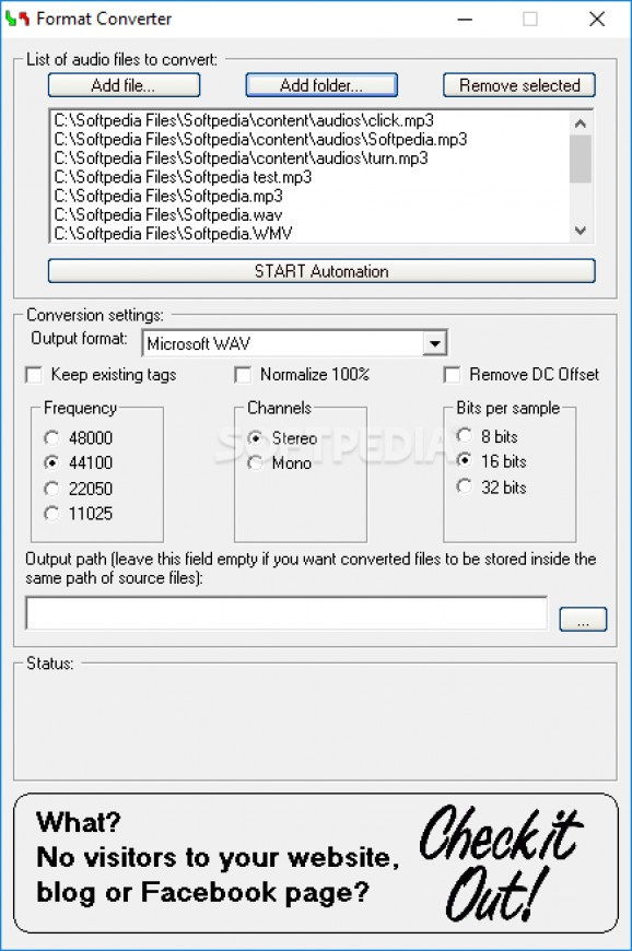 Format Converter screenshot