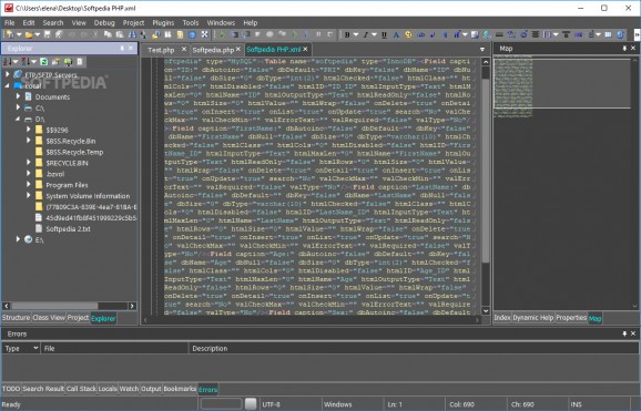 CodeLobster IDE screenshot
