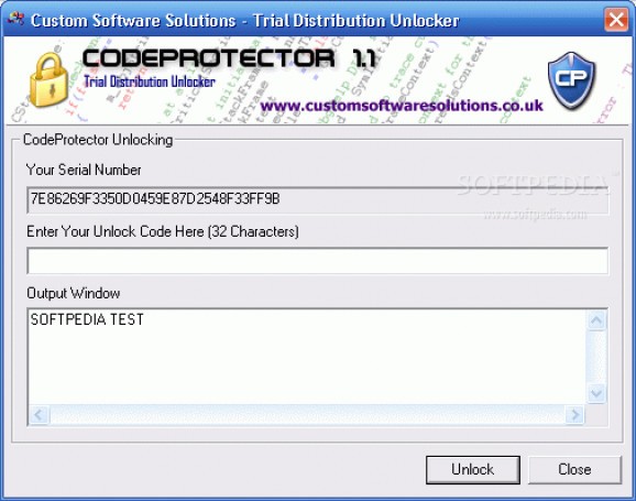 CodeProtector screenshot