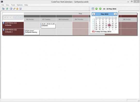 CodeTwo NetCalendars screenshot